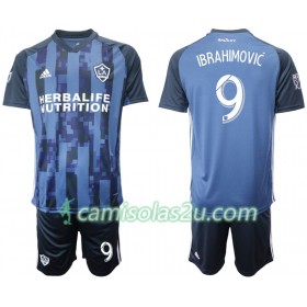 Camisolas de Futebol Los Angeles Galaxy IBRAHIMOVIC 9 Criança Equipamento Alternativa 2019/20 Manga Curta
